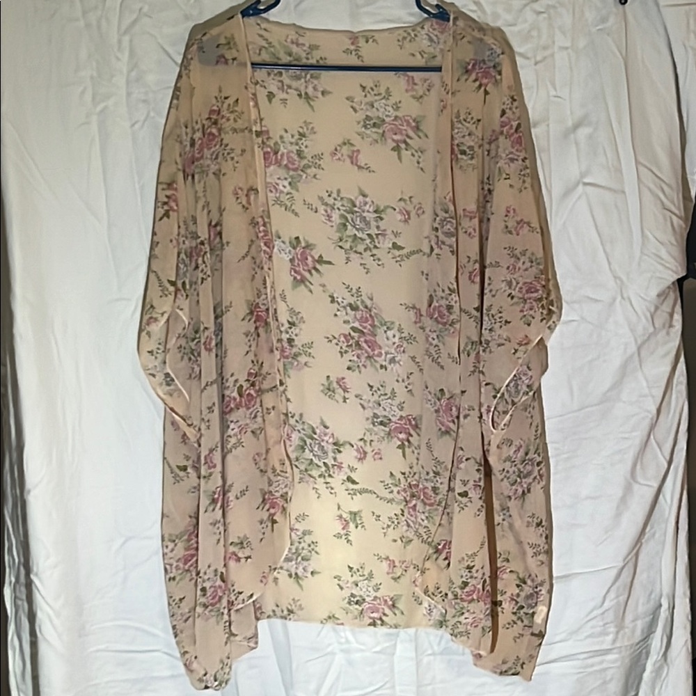 Floral Sheer Kimono